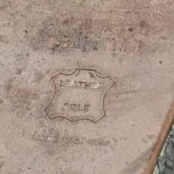 Stuart Weitzman Gold Snake Skin Sling Back Wedge Sandals Leather Wide - Picture 10 of 10